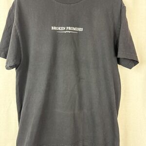 Broken Promises‎ Rose Graphic T Thrifted Vintage Style